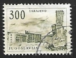 Stamps Yugoslavia -  Estación en Sarajewo