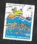 Stamps Greece -  1695 - Conferencia del Consejo Europeo, en Rhodas