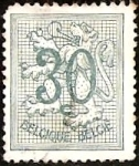 Stamps : Europe : Belgium :  Figure on heraldic lion