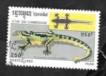 Stamps Cambodia -  Fauna