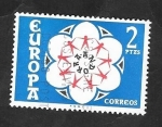 Stamps : Europe : Andorra :  77 - Europa, flor