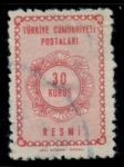 Stamps Turkey -  TURQUIA_SCOTT O92 $0.2