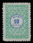 Stamps Turkey -  TURQUIA_SCOTT O114 $0.2