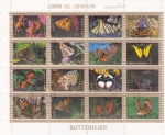 Stamps United Arab Emirates -  MARIPOSAS