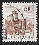 Stamps Yugoslavia -  Edificios en Gradacac