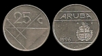 monedas del Mundo : Europa : Holanda :  ARUBA 25 Cents 1996 km3