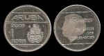 monedas del Mundo : Europa : Holanda :  ARUBA 1 GUIDEN 2009 km5