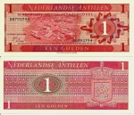 monedas del Mundo : America : Antillas_Neerlandesas :  Netherlands Antilles 1 Gulden Sep 8,1970 P-20a