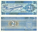 monedas del Mundo : America : Antillas_Neerlandesas :  Netherlands Antilles 2½ Gulden Sep 8,1970 P-21a