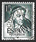 Stamps Spain -  Tirso de Molina
