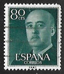 Stamps Spain -  Franco, General