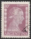 Stamps : America : Argentina :  519 - María Eva Duarte de Perón, Evita Perón