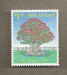 Stamps New Zealand -  Navidad 1992