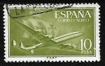 Sellos de Europa - Espaa -  Superconstellation and 'Santa Maria'