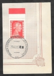 Stamps Argentina -  520 - María Eva Duarte de Perón, Evita Perón, Primer congreso filatelico argentino, 29-Agosto-53