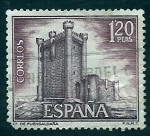 Stamps Spain -  Castillo de Fuensaldaña