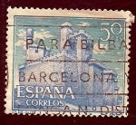 Stamps Spain -  Castillo de Olite