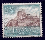 Stamps Spain -  Castillo de Peñiscola