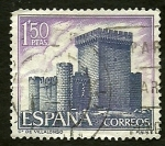 Stamps Spain -  Castillo de Villalonso