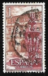 Stamps Spain -  Monasterio de Samos