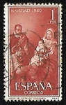 Stamps Spain -  Navidad 1960