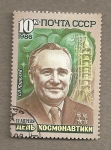Stamps Russia -  Segei Korolev. especialista en cohetes