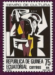 Stamps Africa - Equatorial Guinea -  Tiempo de cultura - arte africano