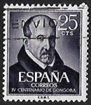 Stamps Spain -  IV cent. del nacimiento de Luis Gongora y Argote