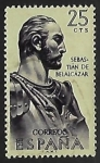 Stamps Spain -  Forjadores de America - Sebastian de Belalcazar