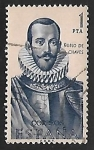 Stamps Spain -  Forjadores de America - Ñuflo de 