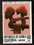 Stamps Equatorial Guinea -  Tiempo de cultura - arte africano