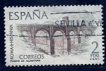 Stamps Spain -  Puente de Alcantara