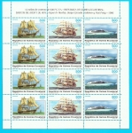 Stamps Equatorial Guinea -  Barcos de ayer y hoy