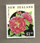 Stamps New Zealand -  Flores