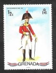 Sellos del Mundo : America : Granada : 412 - Uniforme militar
