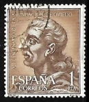 Stamps Spain -  XII centenario de la fundacion de Oviedo - Fruela I