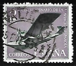 Stamps Spain -  L aniversario de la Aviacion Española - Hidroavion