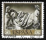 Stamps Spain -  Francisco de Zurbaran - San Serapio