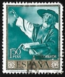 Stamps Spain -  Francisco de Zurbaran - San Jeronimo