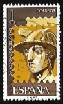Stamps Spain -  Dia mundial del sello 1962