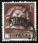 Stamps Spain -  Pedro Pablo Ru-bens - Autorretrato de Rubens