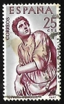 Stamps Spain -  Alonso de Berruguete - San Benito