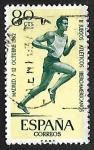 Stamps Spain -  II Juegos Atleticos Iberoamericanos - Carrera pedestre