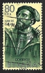 Stamps Spain -  Forjadores de America - Juan de Garay