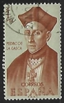 Stamps Spain -  Forjadores de America - Pedro de la Gasca