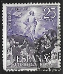 Stamps Spain -  Misterios del Sto. Rosario - Ascencion