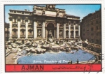 Stamps United Arab Emirates -  ROMA-FONTANA DE TREVI
