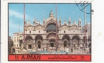 Stamps United Arab Emirates -  VENECIA-BASÍLICA DE SAN MARCOS