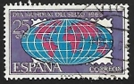 Stamps Spain -  Dia mundial del sello 1963