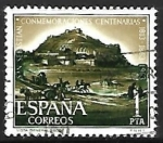 Stamps Spain -  Commemoraciones centenarias de San Sebastian - Vista General